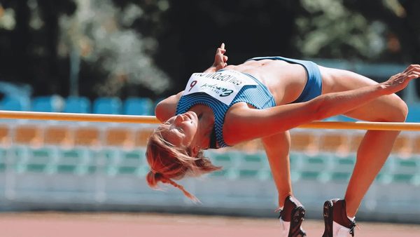 Ashleigh in full flight!