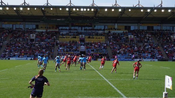 Wales vs Fiji Women's Rugby World Cup Pool B match at Sandy Park
