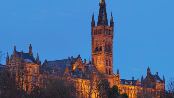 The Gilbert Scott Building at the University of Glasgow.