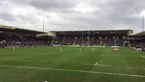 Northampton Saints vs Worcester Warriors at Franklin's Gardens, 2016-17 Premiership