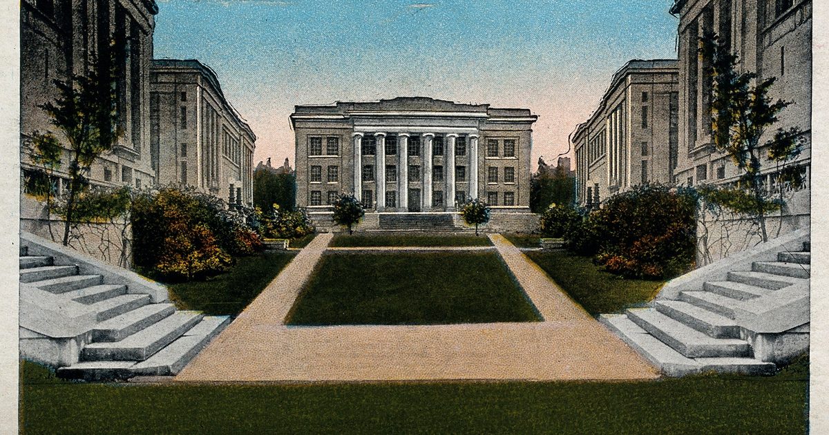 Postcard of Harvard Medical School, Boston, United States Iconographic Collections Keywords: Schools, Medical; Boston;…